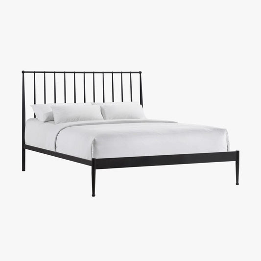 Intercon Furniture - Transitional Queen Metal Bed in Matte - MB-BR-TRNQEN-MTE-C view 1