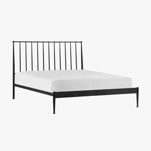 Intercon Furniture - Transitional Queen Metal Bed in Matte - MB-BR-TRNQEN-MTE-C view 2