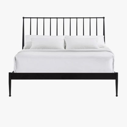 Intercon Furniture - Transitional Queen Metal Bed in Matte - MB-BR-TRNQEN-MTE-C view 3