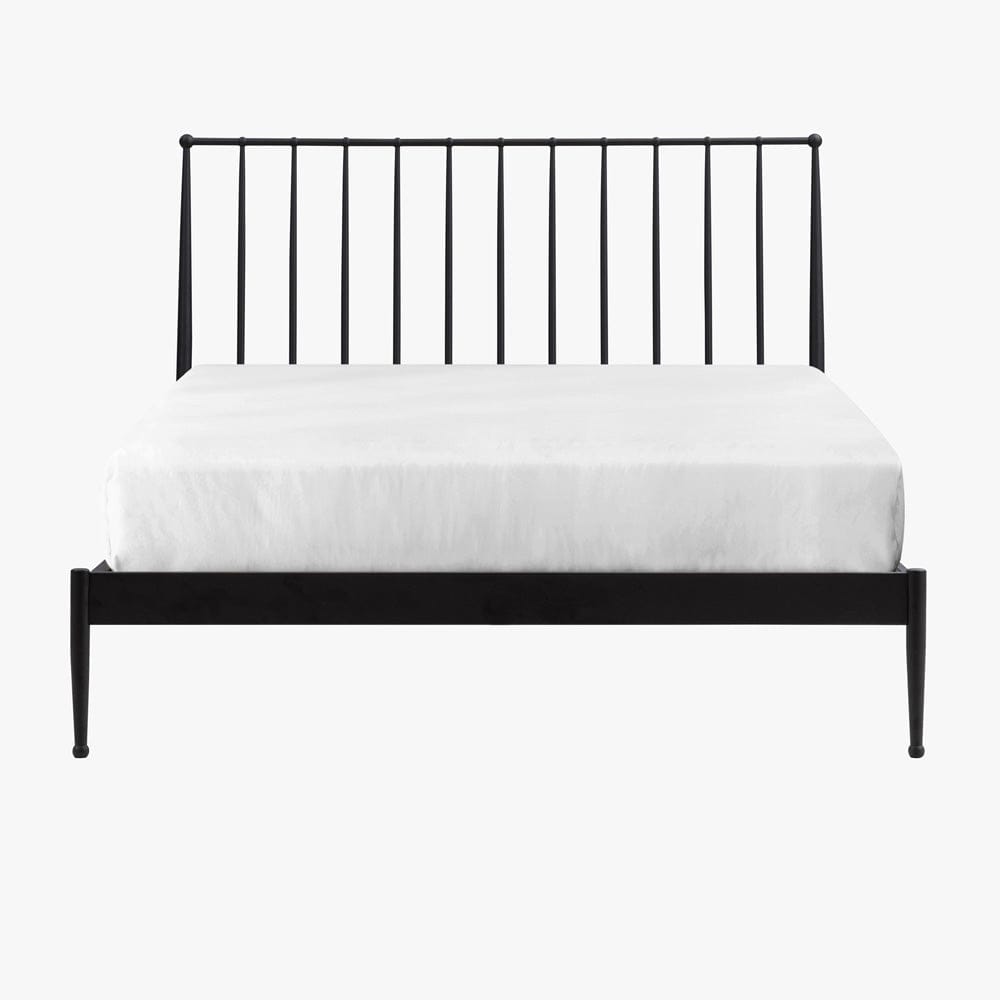 Intercon Furniture - Transitional Queen Metal Bed in Matte - MB-BR-TRNQEN-MTE-C view 4