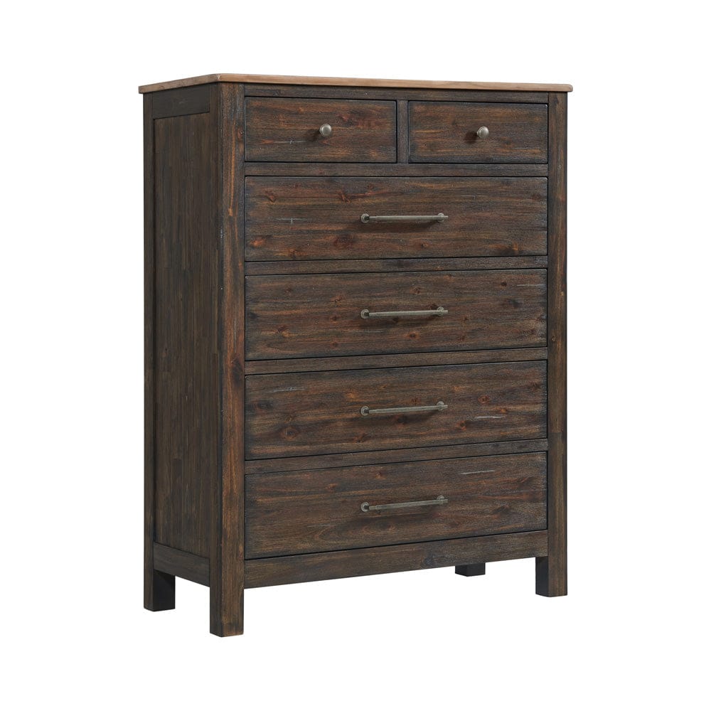 Intercon Furniture - Transitions Chest in Driftwood And Sable - TR-BR-N3606-DWS-C view 1