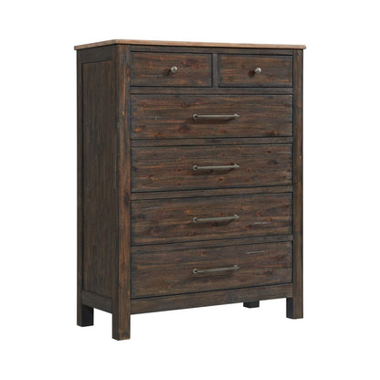 Intercon Furniture - Transitions Chest in Driftwood And Sable - TR-BR-N3606-DWS-C view 1