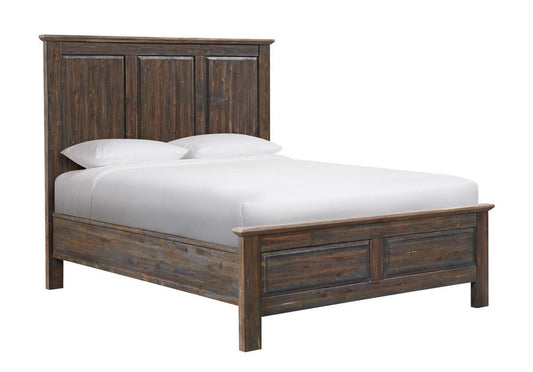 Intercon Furniture - Transitions Complete Queen Standard Bed in Driftwood And Sable Finish veiw 1