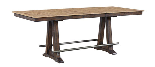 Intercon Furniture - Transitions Dining Table in Driftwood And Sable Finish veiw 1