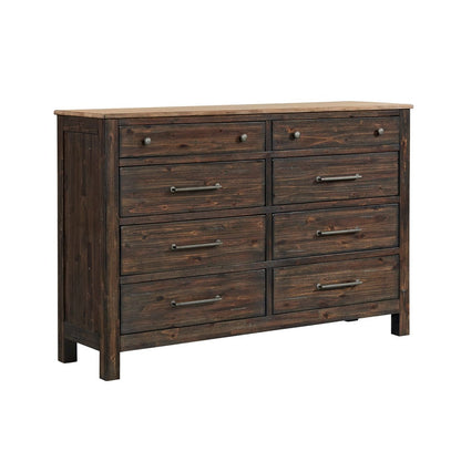 Intercon Furniture - Transitions Dresser in Driftwood And Sable - TR-BR-N3608-DWS-C view 1