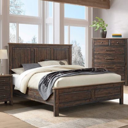 Intercon Furniture - Transitions King Standard Bed in Driftwood And Sable - TR-BR-3665K-DWS-C view 3