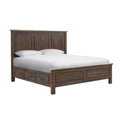 Intercon Furniture - Transitions King Storage Bed in Driftwood And Sable - TR-BR-3665KS-DWS-C view 1
