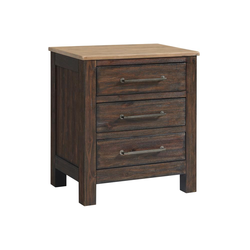 Intercon Furniture - Transitions Nightstand, 3 Drawer - TR-BR-3603-DWS-C veiw 1