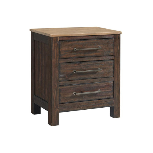 Intercon Furniture - Transitions Nightstand, 3 Drawer - TR-BR-3603-DWS-C veiw 1