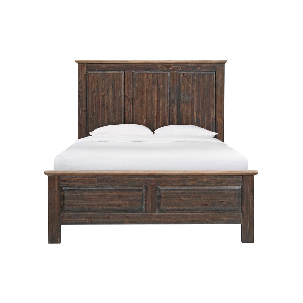 Intercon Furniture - Transitions Queen Standard Bed in Driftwood And Sable - TR-BR-3665Q-DWS-C view 2