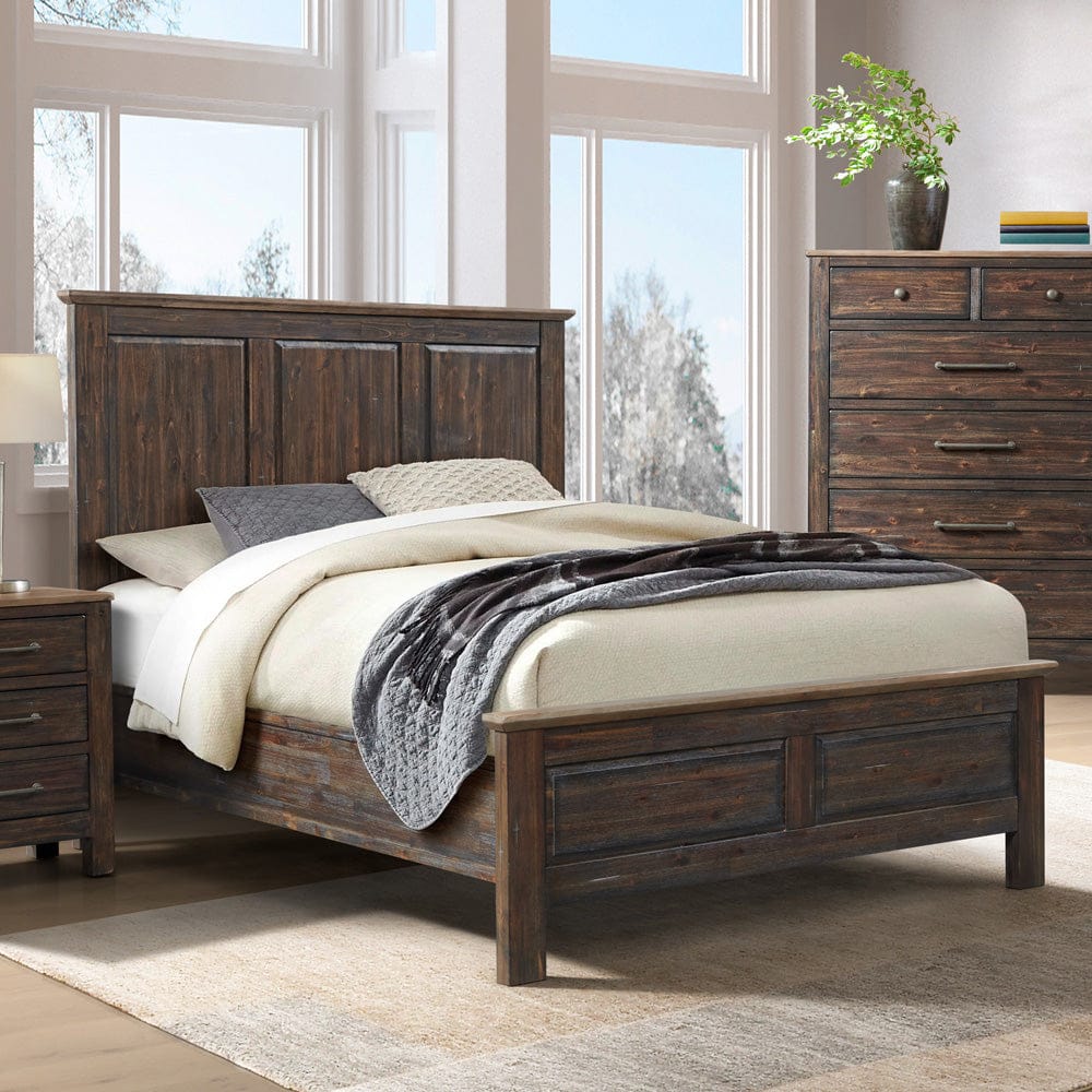 Intercon Furniture - Transitions Queen Standard Bed in Driftwood And Sable - TR-BR-3665Q-DWS-C view 3