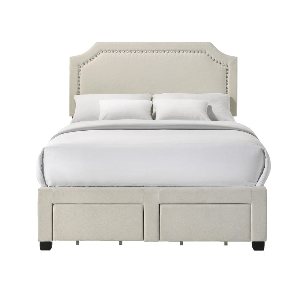 Intercon Furniture - Tropic Full Storage Bed in Beige - UB-BR-TRPFUL-BGE-C view 2