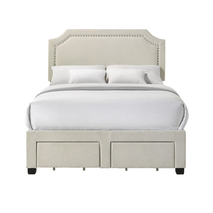 Intercon Furniture - Tropic Full Storage Bed in Beige - UB-BR-TRPFUL-BGE-C view 2