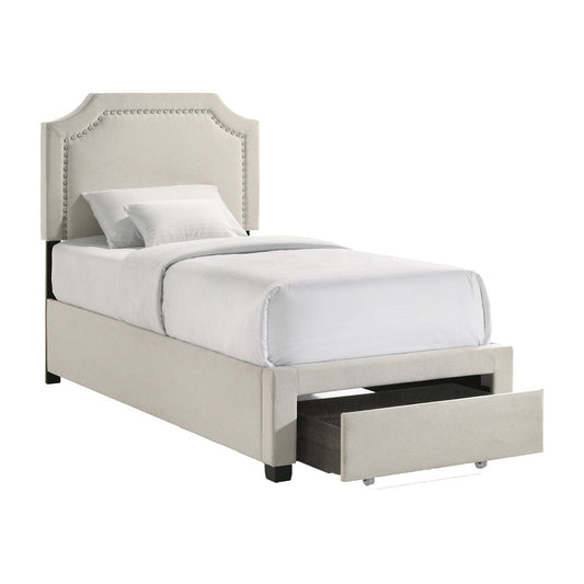 Intercon Furniture - Tropic Twin Storage Bed in Beige - UB-BR-TRPTWN-BGE-C view 1