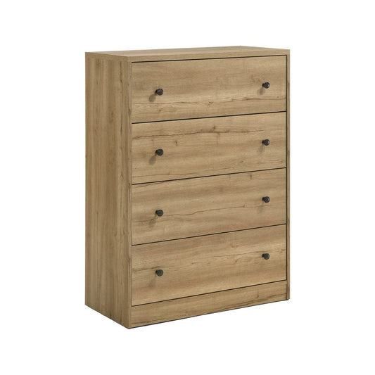 Intercon Furniture - Vega Chest in Natural Oak Melamine - VG-BR-2204-NNM-C view 1