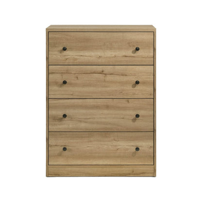 Intercon Furniture - Vega Chest in Natural Oak Melamine - VG-BR-2204-NNM-C view 2