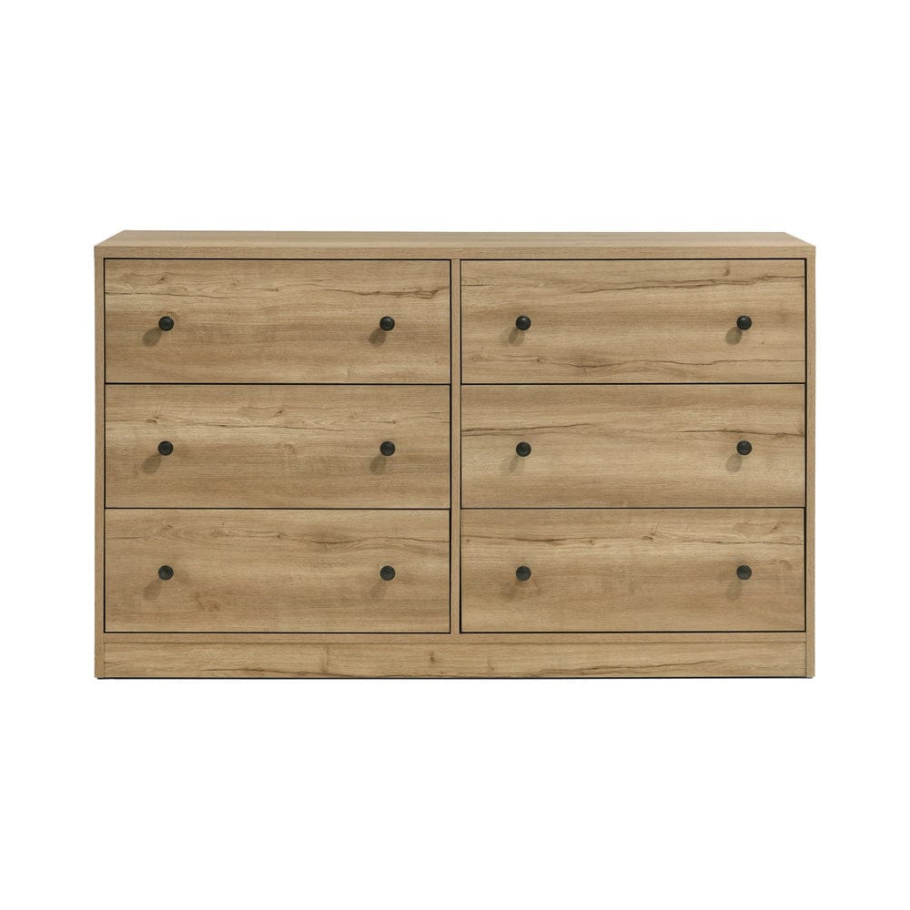 Intercon Furniture - Vega Dresser in Natural Oak Melamine - VG-BR-2206-NNM-C view 2