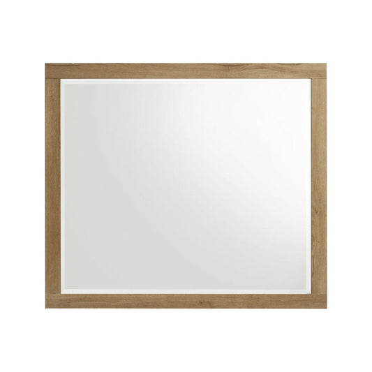 Intercon Furniture - Vega Mirror in Natural Oak Melamine - VG-BR-2291-NNM-C view 2