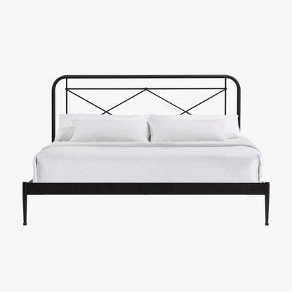 Intercon Furniture - Vintage King Metal Bed in Matte - MB-BR-VINKNG-MTE-C view 3