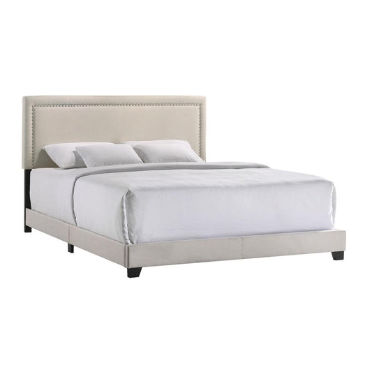 Intercon Furniture - Zion King UPH Bed - UB-BR-ZONKNG-FOG-C veiw 1