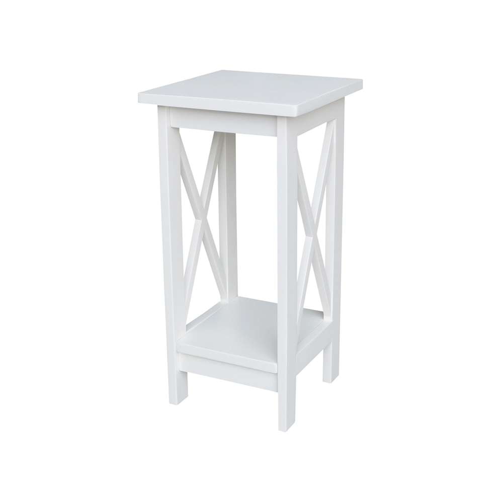 International Concepts - 24in X-Sided Plant Stand in White Finish - OT08-3071X view 1