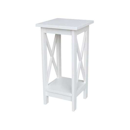 International Concepts - 24in X-Sided Plant Stand in White Finish - OT08-3071X view 1