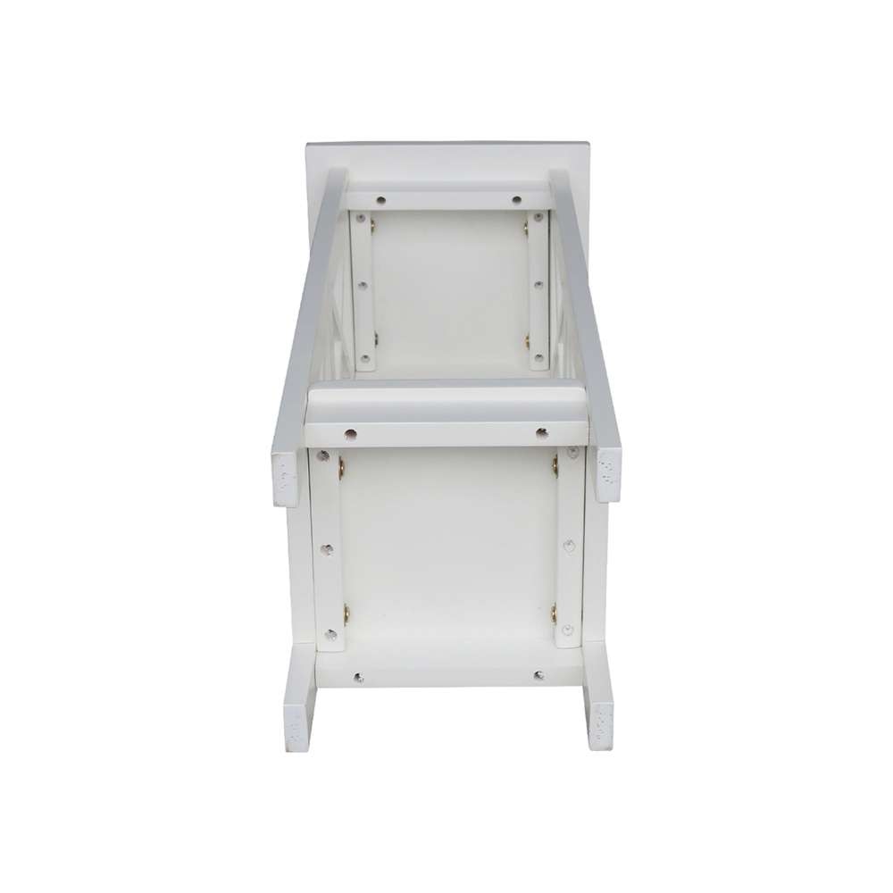 International Concepts - 30in X-Sided Plant Stand in White Finish - OT08-3070X view 5
