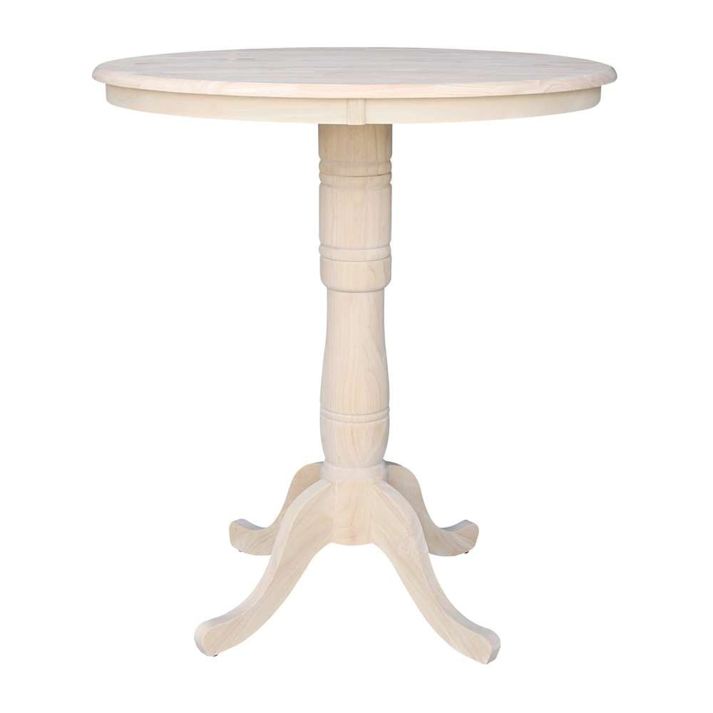 International Concepts - 36in Round Top Ped Table - 41.1inH - K-36RT-6B-2 view 1