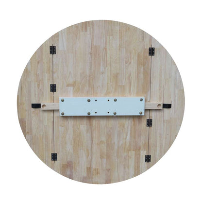 International Concepts - 42in Round Dual Drop Leaf Ped Table - 30.3inH - K-42DPT-11B view 5