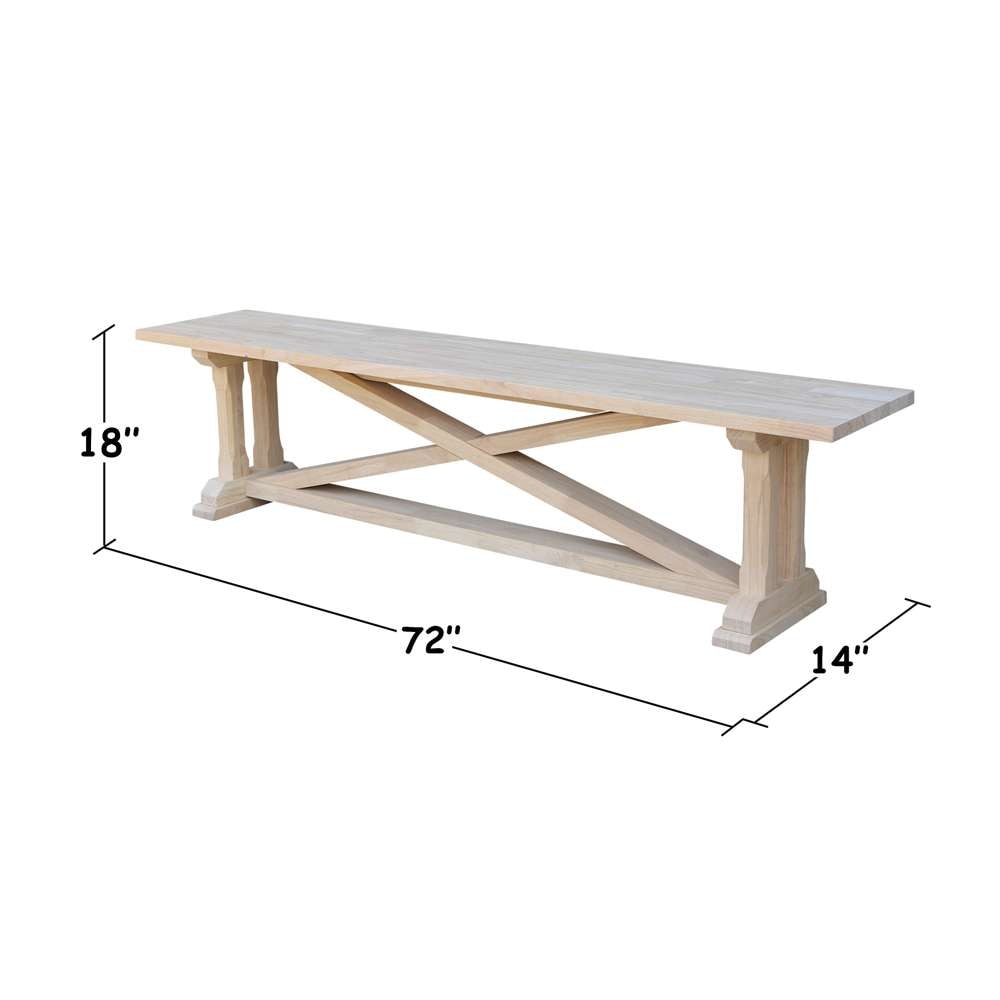 International Concepts - Alexa Bench - KBE-172 view 2