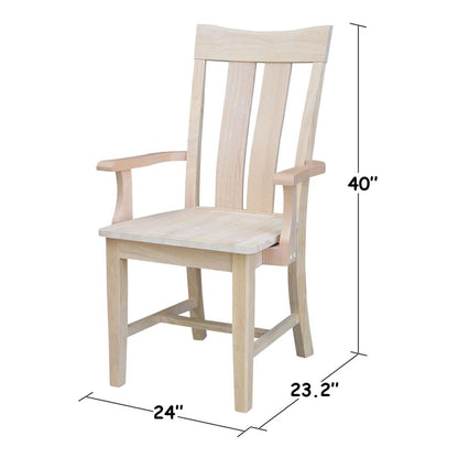 International Concepts - Ava Arm Chair - CI-13A view 3
