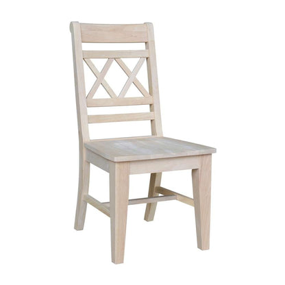 International Concepts - Canyon Double X- Back Chair (Set of 2) - C-47P view 4