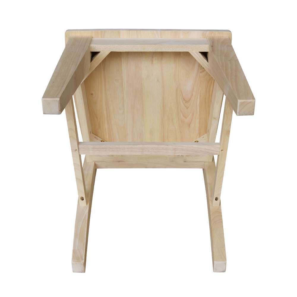 International Concepts - Canyon Double X- Back Chair (Set of 2) - C-47P view 8