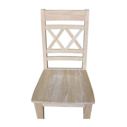 International Concepts - Canyon Double X- Back Chair (Set of 2) - C-47P view 9