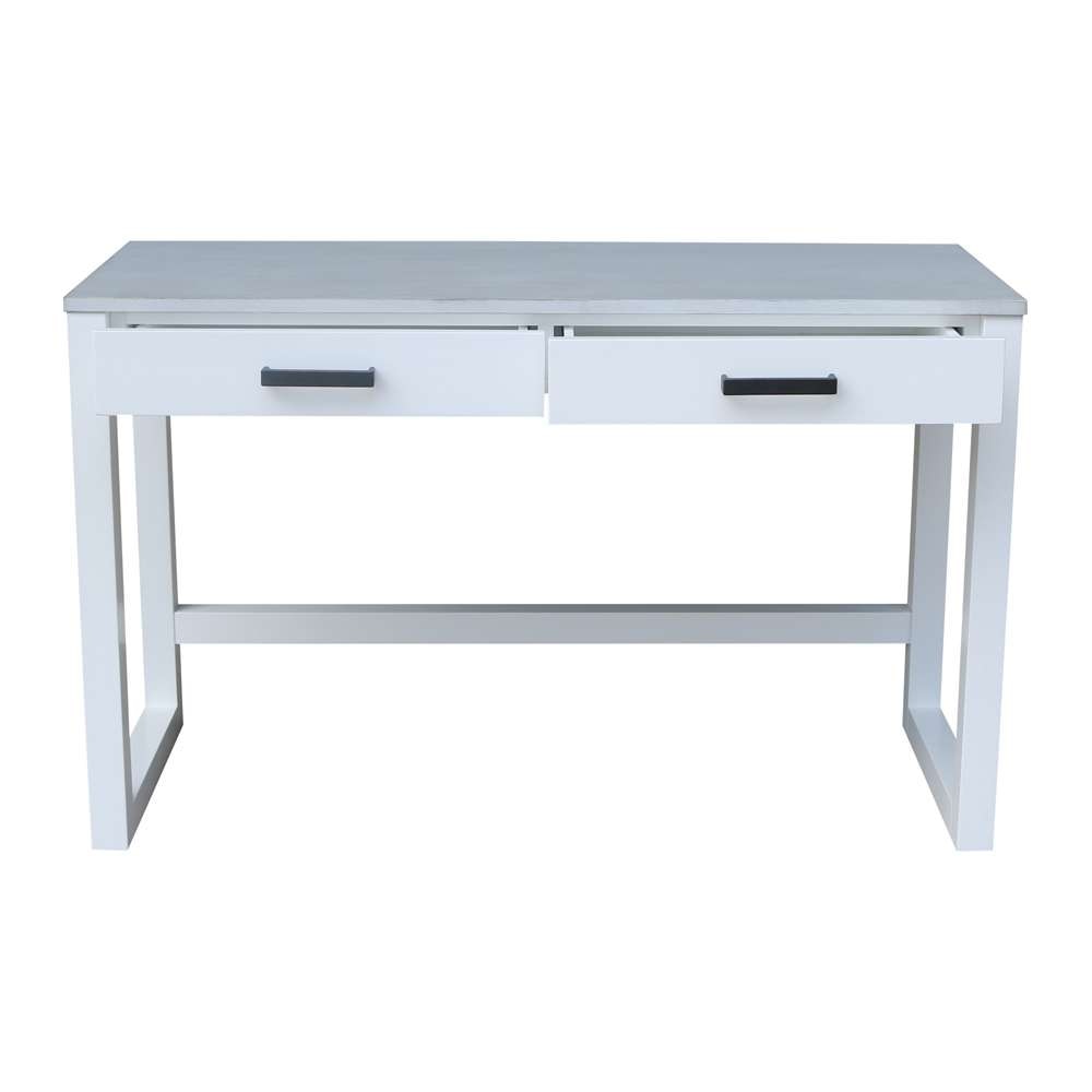 International Concepts - Carson Desk with 2 Drawers in Chalk/White Finish - OF128-71 view 4