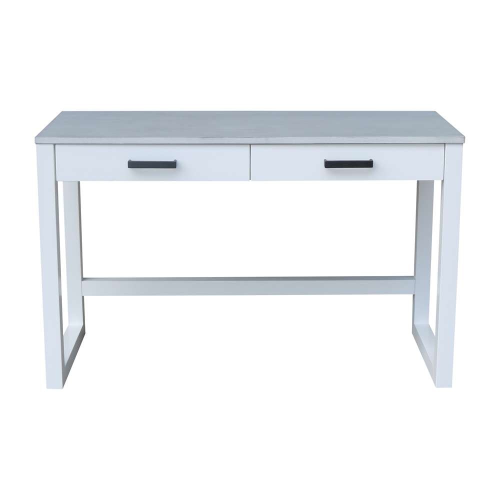 International Concepts - Carson Desk with 2 Drawers in Chalk/White Finish - OF128-71 view 5