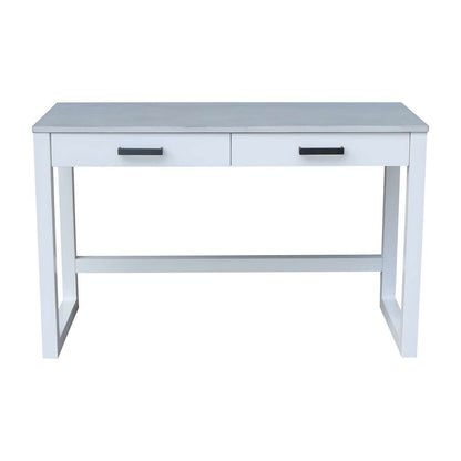 International Concepts - Carson Desk with 2 Drawers in Chalk/White Finish - OF128-71 view 5