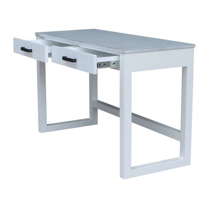 International Concepts - Carson Desk with 2 Drawers in Chalk/White Finish - OF128-71 view 7