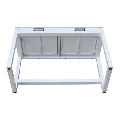 International Concepts - Carson Desk with 2 Drawers in Chalk/White Finish - OF128-71 view 9