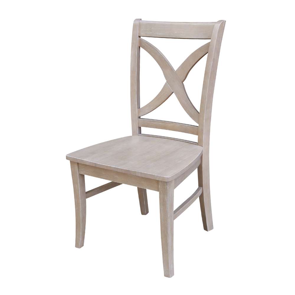 International Concepts - Cosmo Chair - Washed Finish (Set of 2) in Washed Gray Taupe Finish (Set of 2) - C09-14P view 1