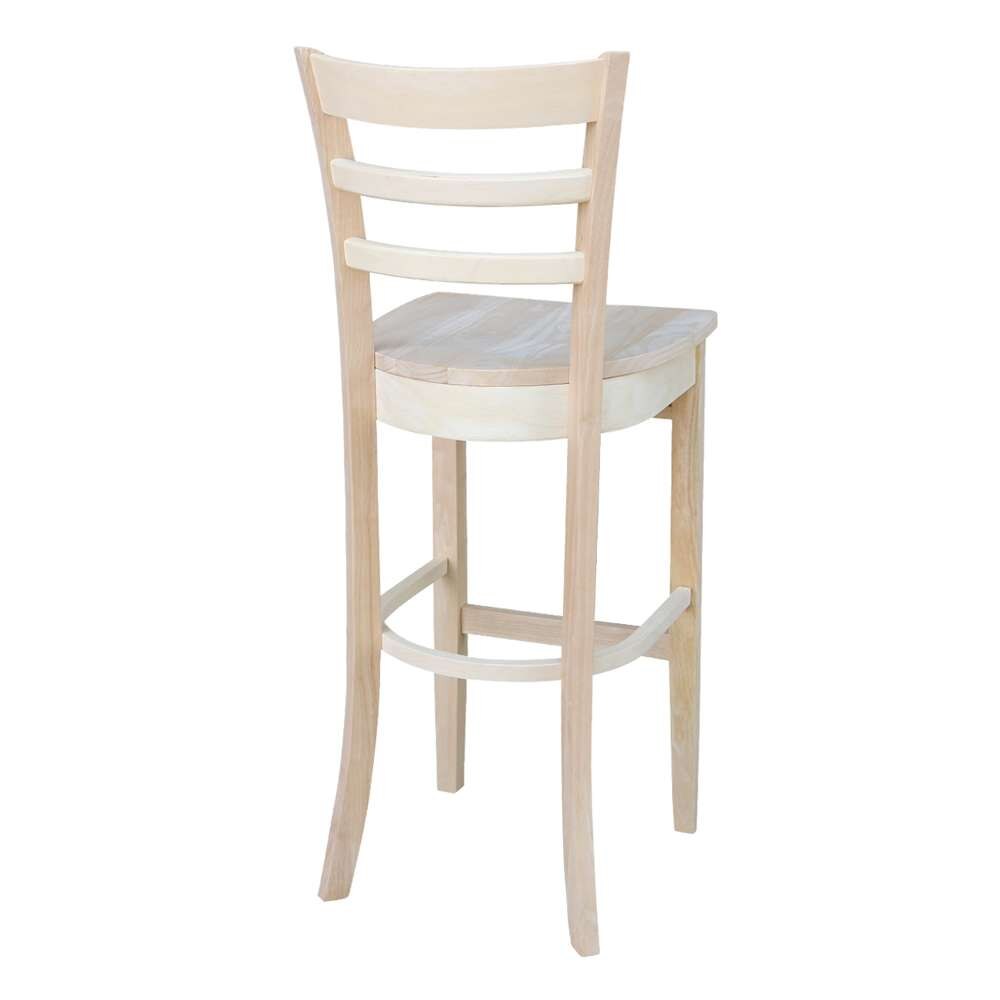 International Concepts - Emily Bar Height Stool - 30inSH - S-6173 view 2