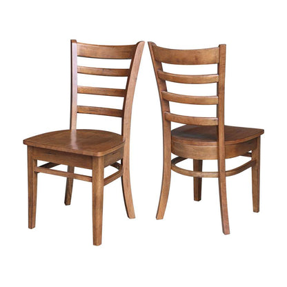 International Concepts - Emily Side Chair in Distressed Oak Finish (Set of 2) - C42-617P view 5