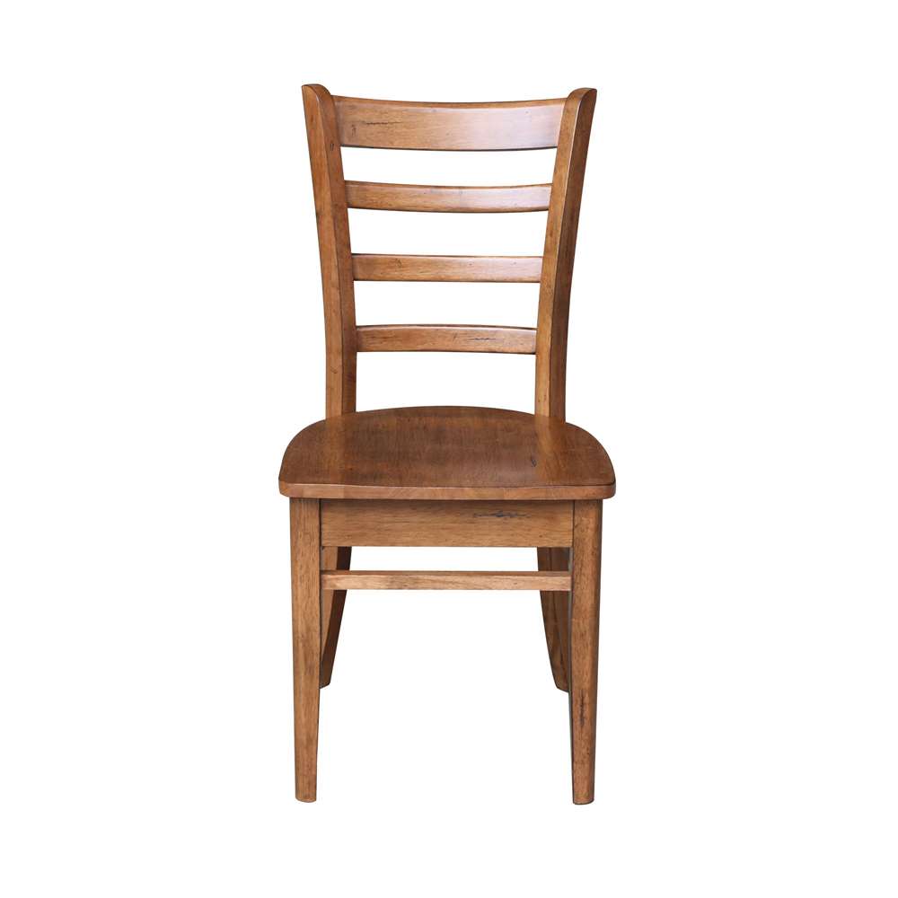 International Concepts - Emily Side Chair in Distressed Oak Finish (Set of 2) - C42-617P view 6