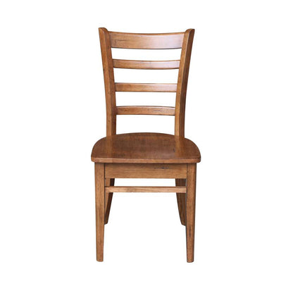 International Concepts - Emily Side Chair in Distressed Oak Finish (Set of 2) - C42-617P view 6