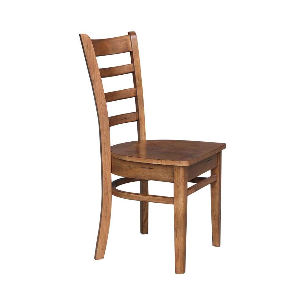 International Concepts - Emily Side Chair in Distressed Oak Finish (Set of 2) - C42-617P view 7