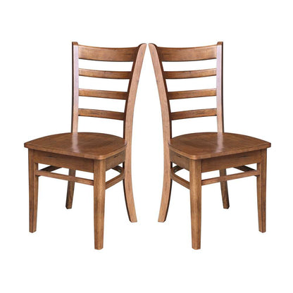 International Concepts - Emily Side Chair in Distressed Oak Finish (Set of 2) - C42-617P view 8