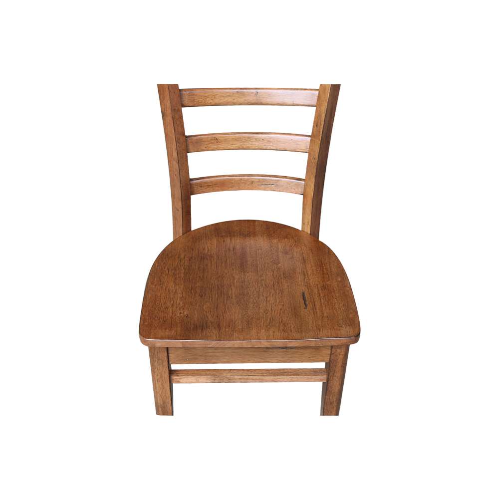 International Concepts - Emily Side Chair in Distressed Oak Finish (Set of 2) - C42-617P view 10
