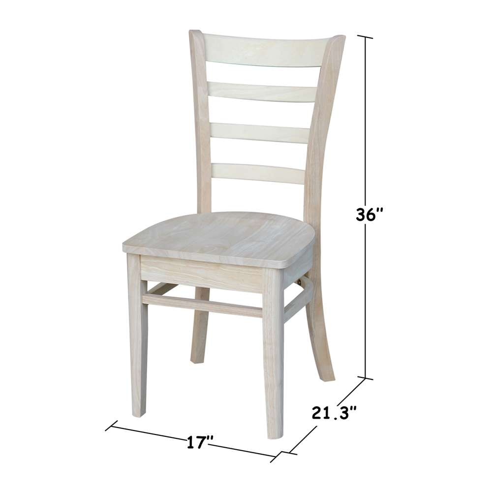 International Concepts - Emily Side Chair (Set of 2) - C-617P view 3