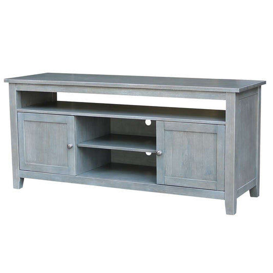 International Concepts - Entertainment / Tv Stand with 2 Doors in Heather Grey-Antique Washed Finish - TV105-51 view 1