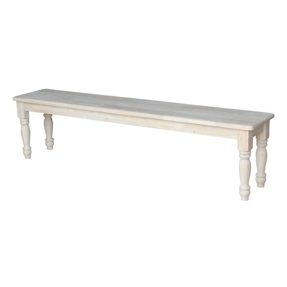 International Concepts - Farmhouse Bench - BE-72 view 1